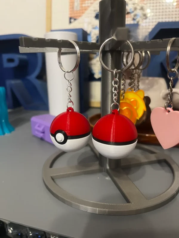 Pokeball Keychain