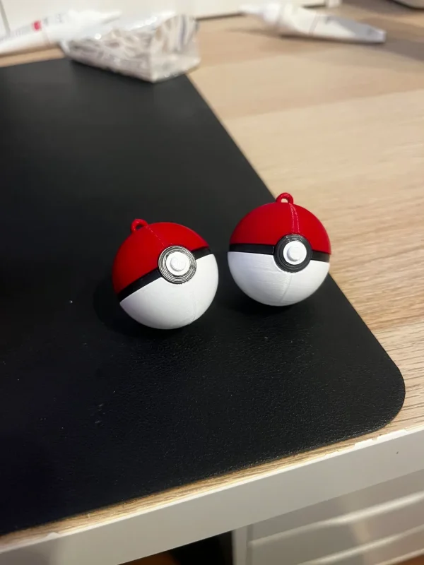 Pokeball Keychain