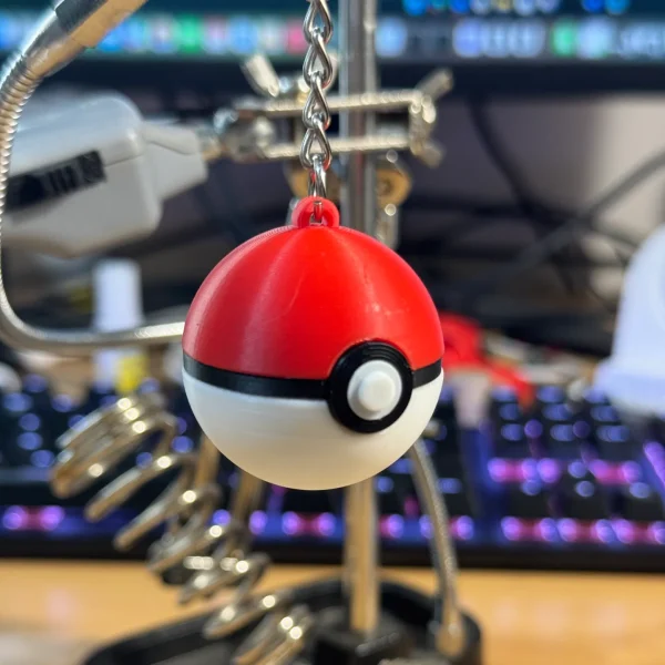 Pokeball Keychain