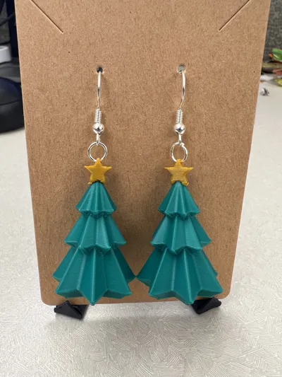 Christmas Tree Earring