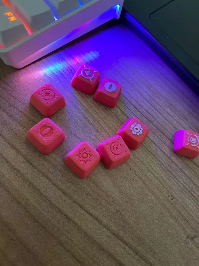 Valorant Reyna Keycaps