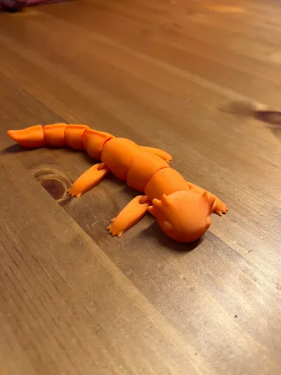 Articulated Happy Axolotl