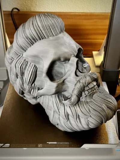 Beard Skull Headphone stand