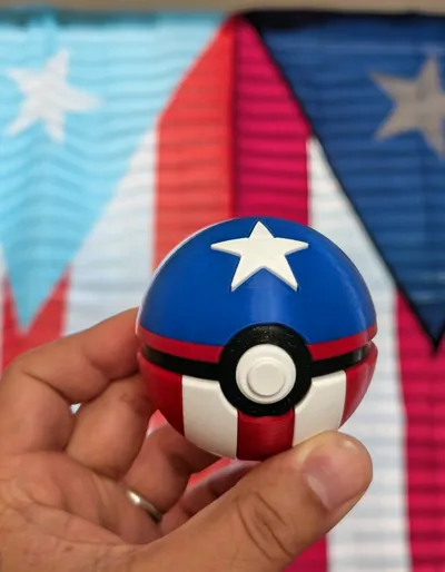 Captain America- Poke Ball