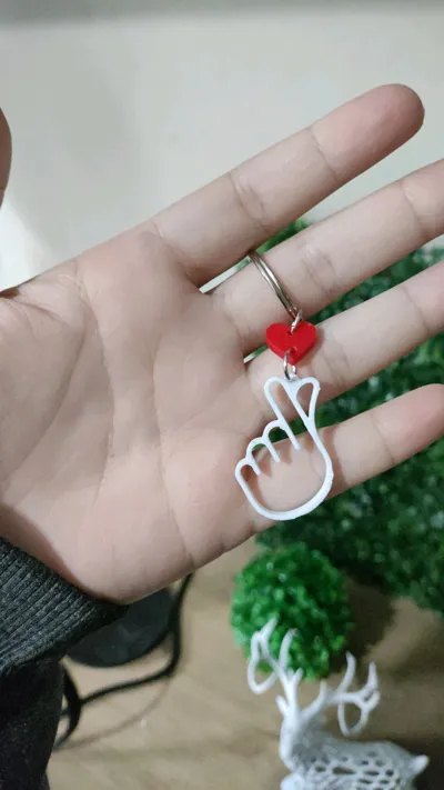 K-pop Korean Love Earrings