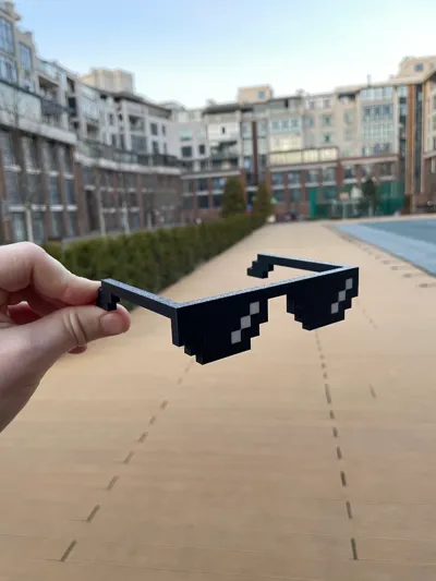 Minecraft Pixel Sunglasses