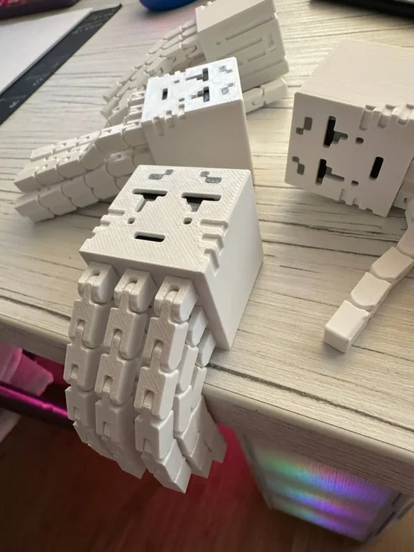 Minecraft Ghast Tentacles Articulated