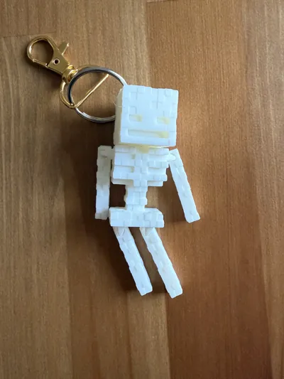 Minecraft Skeleton -Print in place Articulated
