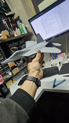 F-22 Raptor Plane Kit Card