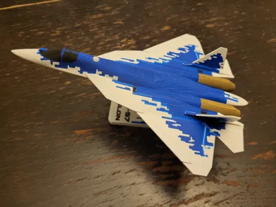 Su-57 Felon Plane Kit Card