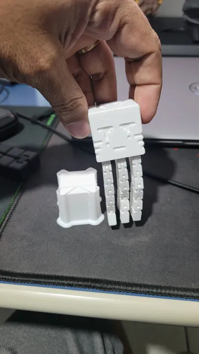 Minecraft Ghast Tentacles Articulated