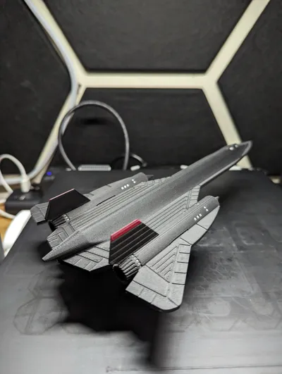 SR-71 Plane Kit Card