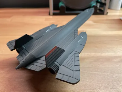 SR-71 Plane Kit Card