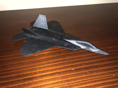 F-22 Raptor Plane Kit Card