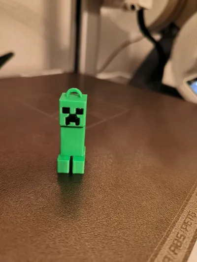 MINECRAFT CREEPER KEYCHAIN