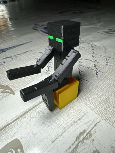 UPDATED Articulated Minecraft Enderman 45min Print