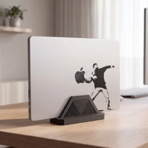 Vertical Laptop Stand (3D Printed) image 1