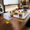 Wooden LEGO-Style Duck Toy image 1