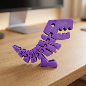 3D Printed Dragon Flexi Rex Articulated Toy image 1