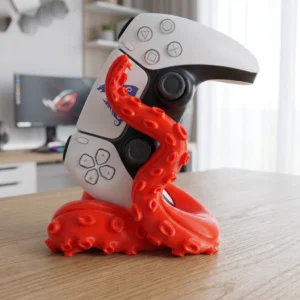 Kraken Tentacle PS5 Controller Holder (3D Printed) image 1