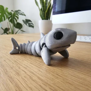 Mini Flexi Shark Keychain