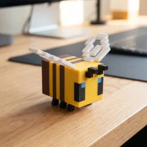 Cute 3D Printed Beehive & Bee Figurine