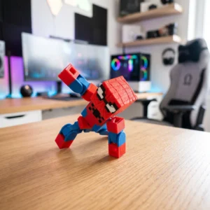 Spider-Man Pixel Art Block Toy