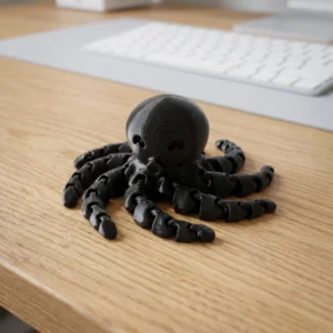 3D Printed Mini Octopus Articulated Fidget Toy