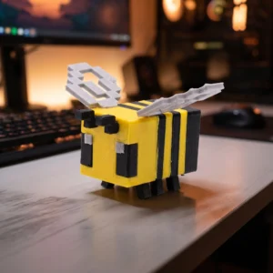 Cute 3D Printed Beehive & Bee Figurine