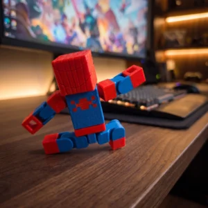 Spider-Man Pixel Art Block Toy