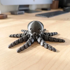 3D Printed Mini Octopus Articulated Fidget Toy