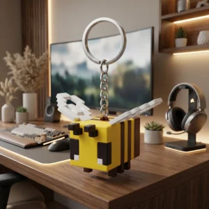 Cute 3D Printed Beehive & Bee Figurine