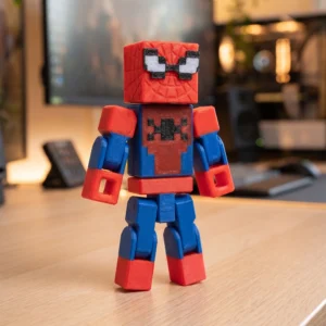 Spider-Man Pixel Art Block Toy