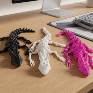Articulated Skeleton Dragon Figure