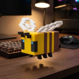Cute 3D Printed Beehive & Bee Figurine