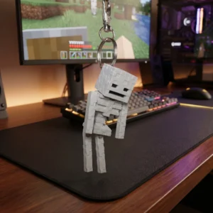 Cute Minecraft Creeper Keychain