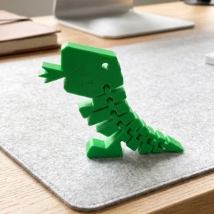 3D Printed Dragon Flexi Rex Articulated Toy