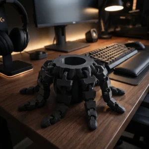 3D Printed Mini Octopus Articulated Fidget Toy