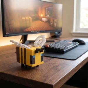Cute 3D Printed Beehive & Bee Figurine