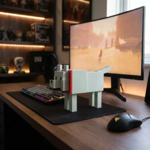 Pixel Art Dog Desk Toy