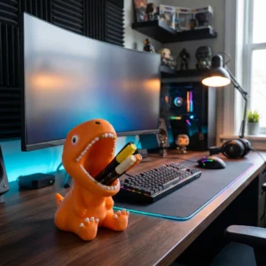 Dinosaur Pencil Holder (3D Printed)
