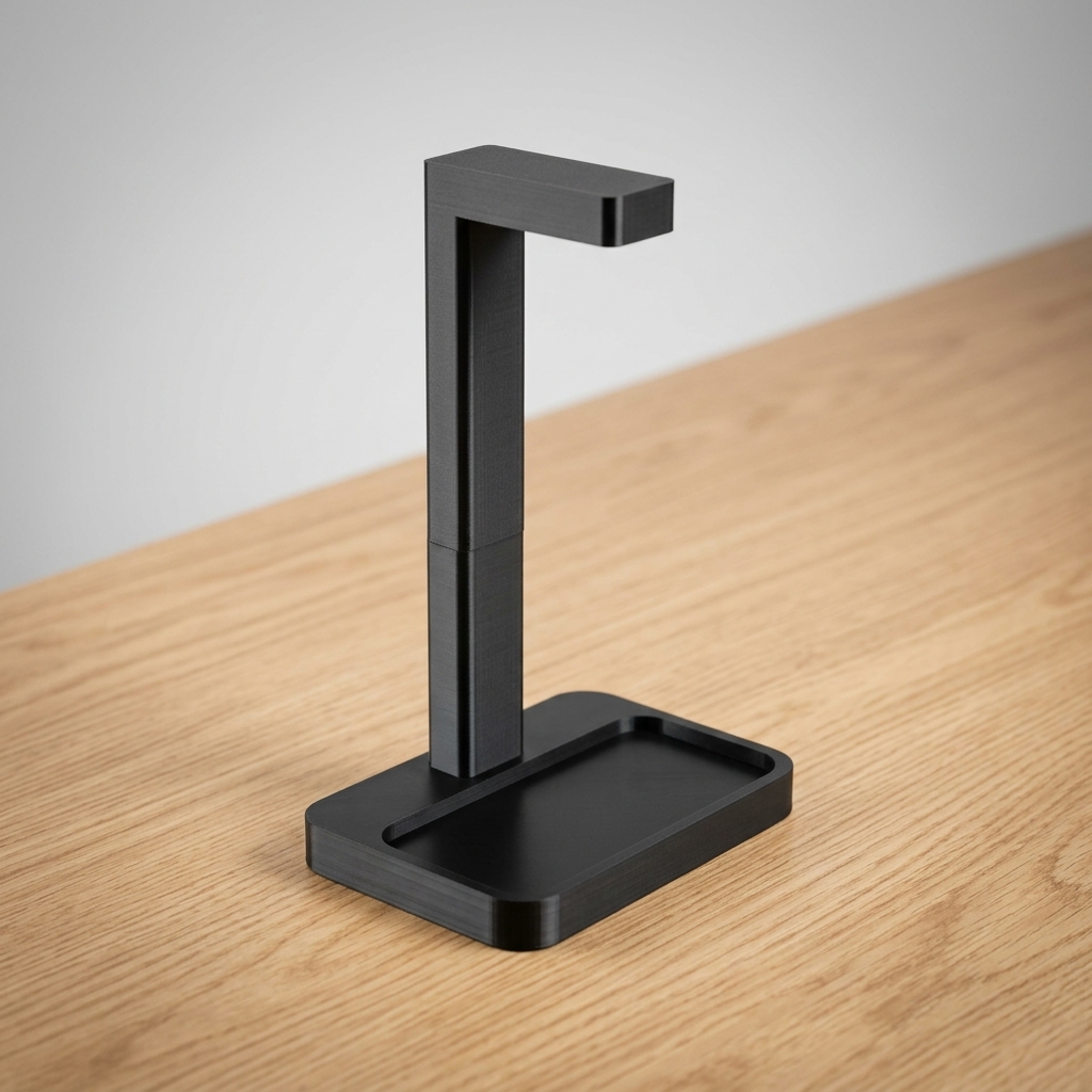 Headphone stand - headset holder with tray product image 5