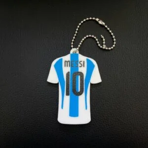 Lionel Messi T-Shirt Keychain – Argentina