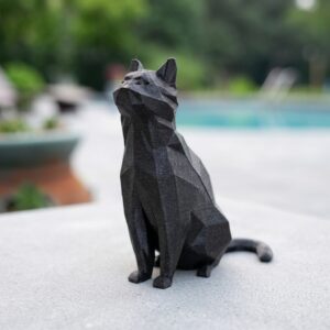 Low-Poly Cat Figurine product image 1