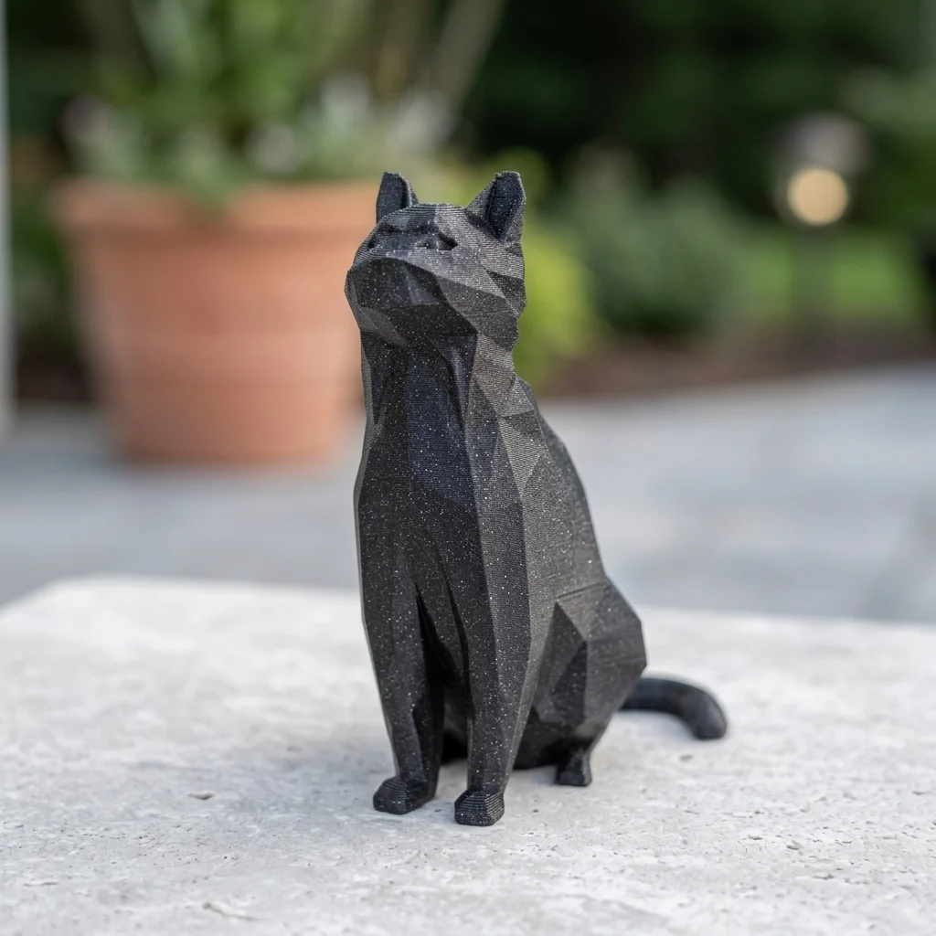 Low-Poly Cat Figurine product image 3