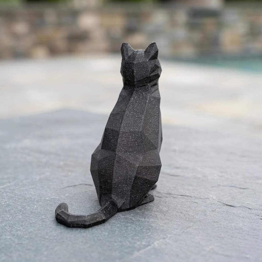 Low-Poly Cat Figurine product image 4