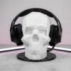 Low-Poly Skull Headphone Stand product image 1