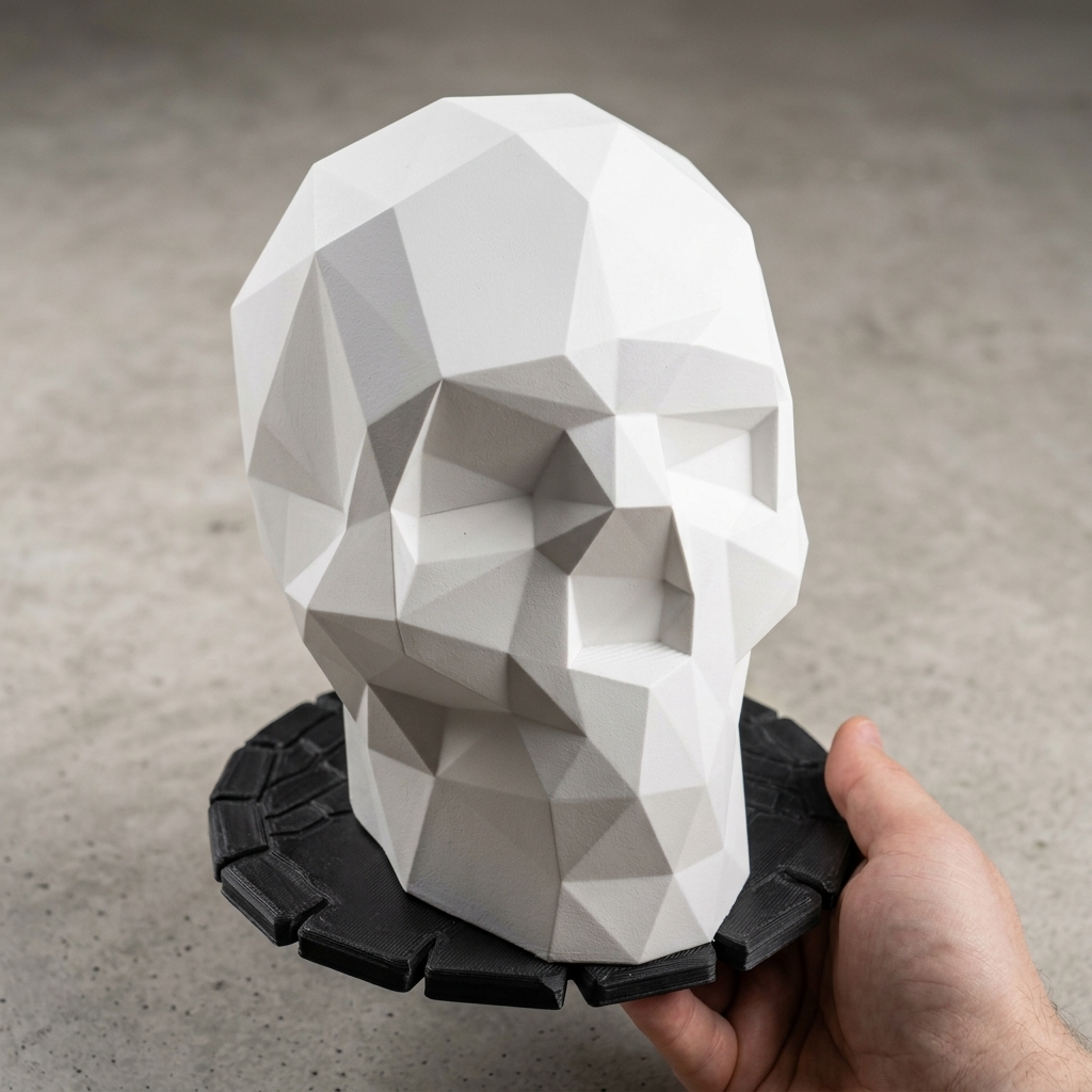 Low-Poly Skull Headphone Stand product image 5
