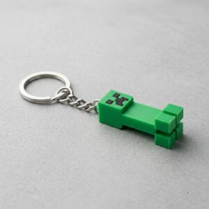 Minecraft Creeper Keychain