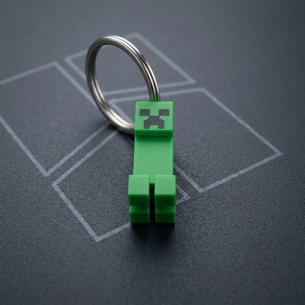 Minecraft Creeper Keychain product image 5